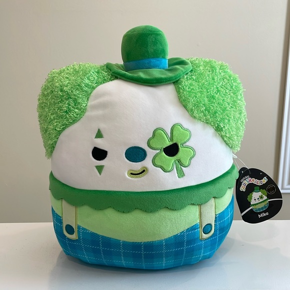 Squishmallows Other Nwt 2 Mike The St Patricks Day Clown